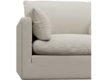 Willow Toorak Pearl Armchair color Toorak Pearl
