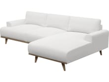 Dane Muse Frost Chaise Sofa - 3 Seater color Muse Frost
