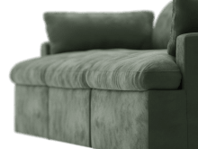 Retreat Muse Forest Modular Sofa - 3 Piece color Muse Forest