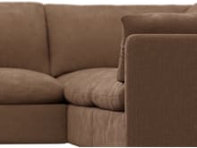 Willow Tribute Chestnut Modular Sofa - 5 Seater LAF Terminal color Tribute Chestnut