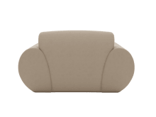 Malmo Blaze Latte Armchair color Blaze Latte