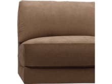 Monica Tribute Chestnut Armless Sofa Chair Module color Tribute Chestnut