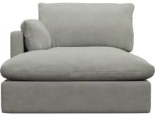 Willow Toorak Pebble Chaise Left Arm Facing Sofa Module color Toorak Pebble