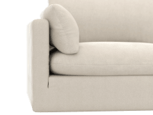 Willow Muse Flax Modular Sofa - 3 Seater color Muse Flax