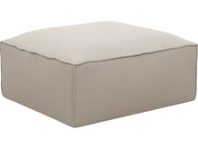 Kai Santa Fe Sand Ottoman color Santa Fe Sand