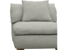 Tully Toorak Pebble Armless Sofa Chair Module color Toorak Pebble