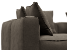 Riley Apt Muse Mink Corner Sofa - 4 Seater LAF Terminal color Muse Mink