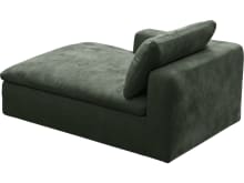 Cloud Deep Chaise Left Module Muse Forest color Muse Forest