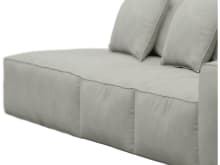 Riley Toorak Pebble Modular Sofa - 1x Arm, 2x Armless, 1x Left Terminal color Toorak Pebble