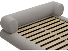 Frankie Bed Boucle Pumice color Boucle Pumice