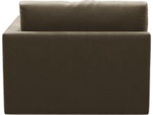 Haven Tribute Walnut Right Arm Facing Chair Sofa Module color Tribute Walnut