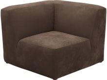 Copenhagen Muse Chocolate Square Corner Chair Sofa Module color Muse Chocolate