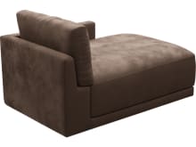 Haven Muse Chocolate Right Arm Facing Chaise Module color Muse Chocolate