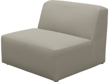 Copenhagen Plaza Natural Armless Chair Sofa Module color Plaza Natural