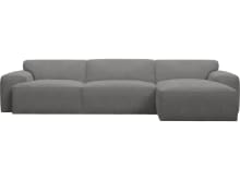 Copenhagen California Slate Chaise Sofa - 3 Seater color California Slate