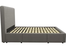 Aria Drawer Bed Isla Soft Grey color Isla Soft Grey