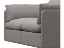 Willow Boucle Pumice Modular Sofa - 2 Seater color Boucle Pumice