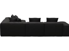 Riley California Charcoal Modular Sofa - Arm, 2x Armless, Corner, Right Terminal color California Charcoal