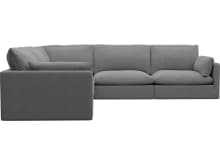 Willow Maya Flint Corner Sofa - 5 Seater color Maya Flint