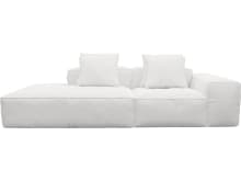 Riley Noa Fog Modular Sofa - 1x Arm, 1x Armless, 1x Left Terminal color Noa Fog