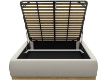 Haven Gas Lift Bed Toorak Pearl color Toorak Pearl