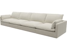 Willow Muse Flax Modular Sofa - 4 Seater color Muse Flax