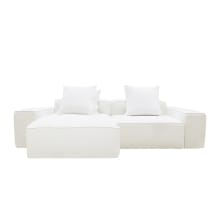 Riley Muse Frost Modular Sofa - 2 Seater Chaise color Muse Frost