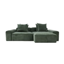 Riley Muse Forest Modular Sofa - 2 Seater Chaise color Muse Forest