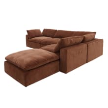 Cloud Deep Muse Rust Modular Sofa - 5 Piece color Muse Rust