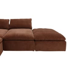 Cloud Deep Muse Rust Modular Sofa - 5 Piece color Muse Rust