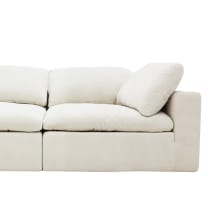 Cloud Deep Muse Flax Modular Sofa - 6 Piece color Muse Flax