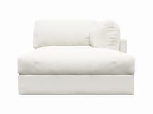 Finley Tribute Shell Right Arm Facing Chaise Module color Tribute Shell