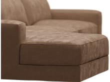 Monica Tribute Chestnut Chaise Sofa - 3 Seater color Tribute Chestnut
