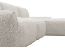 Beckett Boucle Ivory Chaise Sofa - 3 Seater color Boucle Ivory