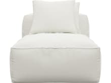 Riley Toorak Pearl Module Chaise color Toorak Pearl