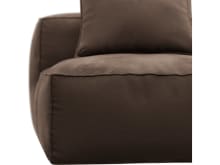 Riley Muse Chocolate Module Armless color Muse Chocolate