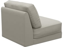Monica California Ivory Armless Sofa Chair Module color California Ivory