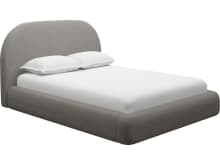 Capri Gas Lift Bed Isla Soft Grey color Isla Soft Grey