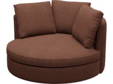 Adore Muse Rust Swivel Chair color Muse Rust
