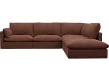 Willow Muse Rust Modular Sofa - 5 Seater RAF Terminal color Muse Rust