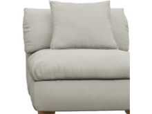 Tully California Ivory Armless Sofa Chair Module color California Ivory