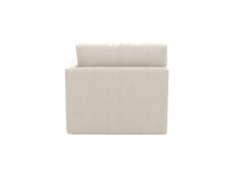 Haven Muse Flax Right Arm Facing Chaise Sofa Module color Muse Flax