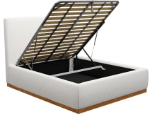 Haven Dark Gas Lift Bed Noa Fog color Noa Fog