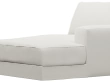 Monica Tribute Ice Right Arm Facing Chaise Module color Tribute Ice