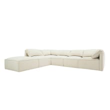 Kai Tribute Shell Modular Sofa - 5 Seater and Ottoman color Tribute Shell