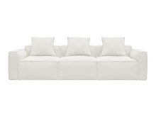 Riley Apt Tribute Shell Sofa - 3 Seater color Tribute Shell