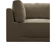 Haven Tribute Walnut Corner Sofa Chair Module color Tribute Walnut