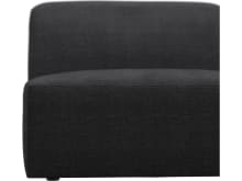 Copenhagen Plaza Flint Grey Armless Chair Sofa Module color Plaza Flint Grey