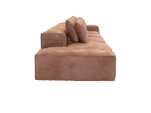 Riley Muse Dusk Modular Sofa - 1x Arm, 3x Armless, 1x Left Terminal color Muse Dusk