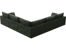 Willow Muse Forest Corner Sofa - 5 Seater color Muse Forest